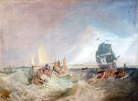 Shipping at the Mouth of the Thames 1806 by J.M.W. Turner