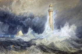 Bell Rock Lighthouse 1819 by J.M.W. Turner
