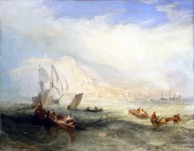 Line Fishing, Off Hastings 1836 by J.M.W. Turner