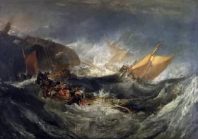 The Wreck of a Transport Ship 1810 by J.M.W. Turner