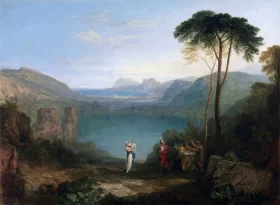 Lake Avernus- Aeneas and the Cumaean Sybil by J.M.W. Turner