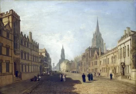 High Street, Oxford 1810 by J.M.W. Turner