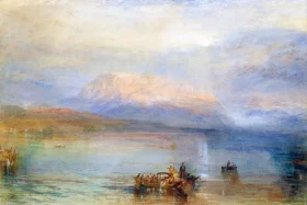 The Red Rigi 1842 by J.M.W. Turner