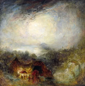 The Evening of the Deluge, 1843 by J.M.W. Turner