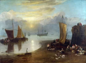 Sun Rising through Vapour 1807 by J.M.W. Turner