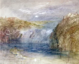 Falls of the Rhine at Schaffhausen, Moonlight 1841 by J.M.W. Turner