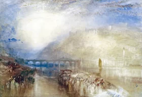 Heidelberg 1846 by J.M.W. Turner