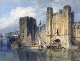 Newport Castle 1796 by J.M.W. Turner