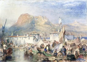 View of Corinth, Greece by J.M.W. Turner