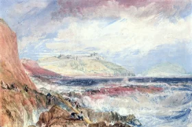 Pendennis Castle and the entrance to Falmouth Harbour, Cornwall by J.M.W. Turner