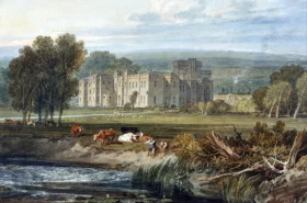 View of Hampton Court, Herefordshire, from the Southeast 1806 by J.M.W. Turner