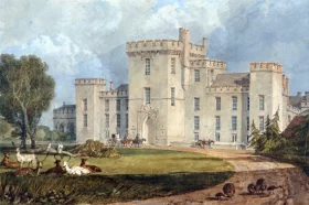 View of Hampton Court, Hertefordshire, from the Northwest 1806 by J.M.W. Turner