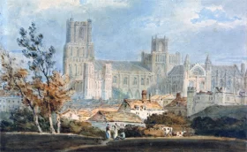 View of Ely Cathedral 1796 by J.M.W. Turner