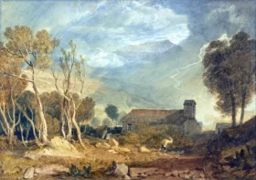 Ingleborough from Chapel-Le-Dale by J.M.W. Turner