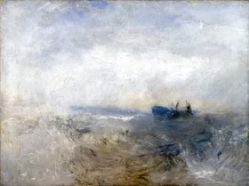 A Wreck, with Fishing Boats by J.M.W. Turner