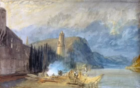The Roman Tower, Andernach 1817 by J.M.W. Turner