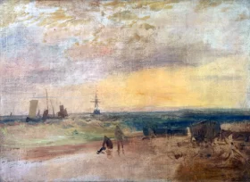 Coast Scene with Fishermen and Boats by J.M.W. Turner