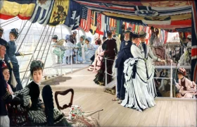 The Dance On Board by James Tissot