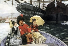 How Happy I Could Be With Either by James Tissot
