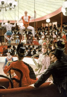 Women Of Paris-The Circus Lover by James Tissot