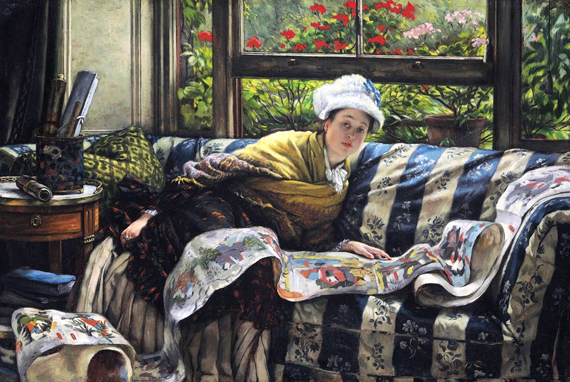 The Japanese Scroll by James Tissot