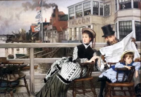 Waiting For The Ferry by James Tissot