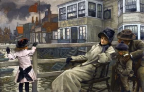 Waiting For The Ferry by James Tissot