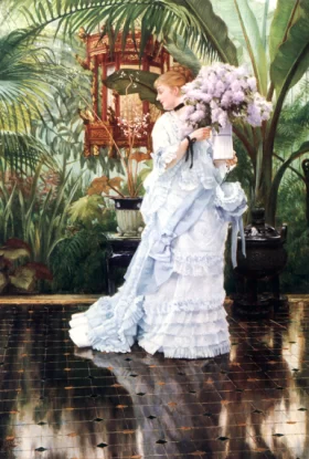 The Bunch Of Lilacs by James Tissot