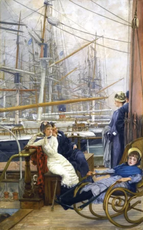 A Visit To The Yacht by James Tissot