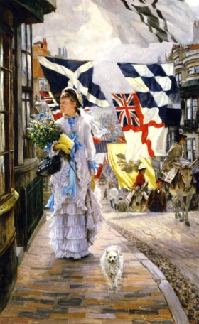 A Fete Day At Brighton by James Tissot