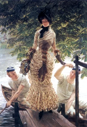 On the Thames by James Tissot