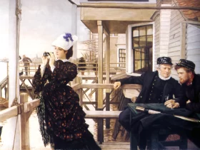 The Captain's Daughter by James Tissot