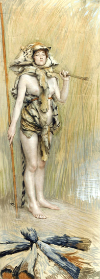 La Femme Prehistorique by James Tissot