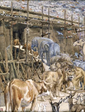 The Animals Enter The Ark by James Tissot