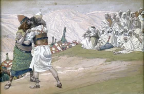 The Meeting Of Esau And Jacob by James Tissot