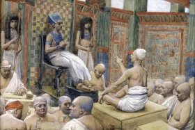 Joseph Interprets Pharaoh's Dream by James Tissot