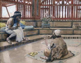 Joseph Converses With Judah, His Brother by James Tissot