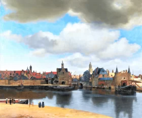 View on Delft by Johannes Vermeer