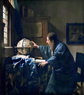 The Astronomer 1668 by Johannes Vermeer