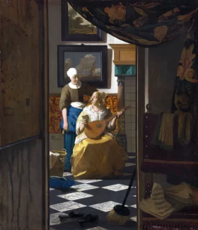 The Loveletter by Johannes Vermeer