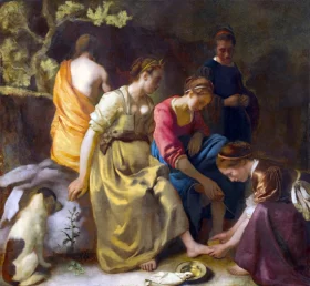Diana and Her Companions by Johannes Vermeer