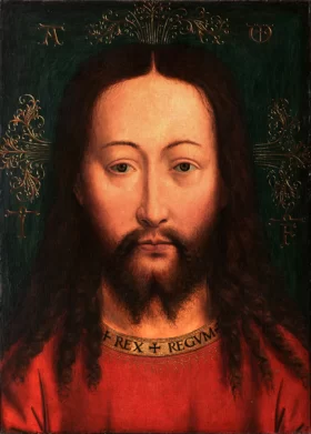 Head of Christ by Jan Van Eyck