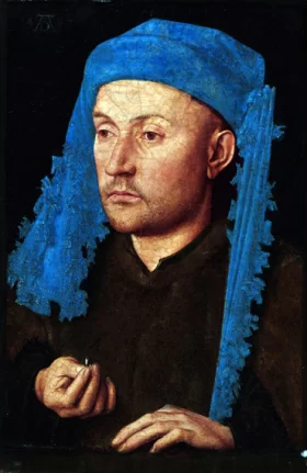 Portrait of a man by Jan Van Eyck