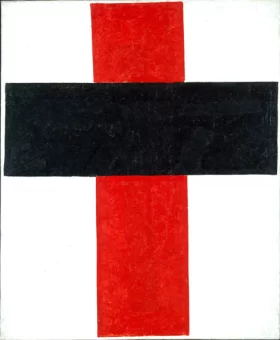 Hieratic Suprematist Cross 1920 by Kazimir Malevich