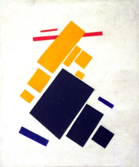 Suprematist Composition- Airplane Flying 1915 by Kazimir Malevich