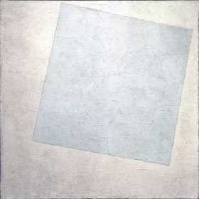 White on White 1918 by Kazimir Malevich