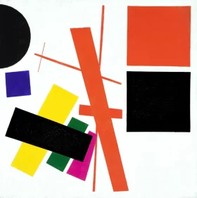 Suprematism - Non-Objective Composition, 1915 by Kazimir Malevich
