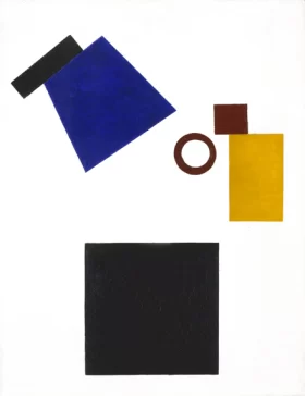 Suprematism. Two-Dimensional Self-Portrait 1915 by Kazimir Malevich