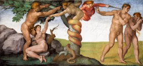 The Expulsion from Paradise by Michelangelo Buonarroti