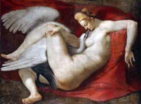 Leda and the Swan by Michelangelo Buonarroti